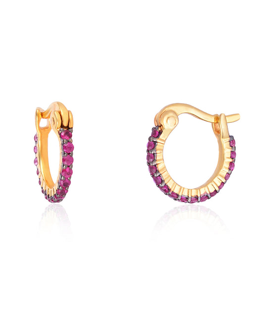 14K Assorted Gemstone Earrings - Jewels by Shweta