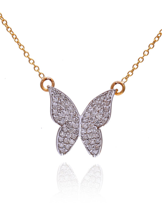 14K GOLD DIAMOND NECKLACE - Jewels by Shweta