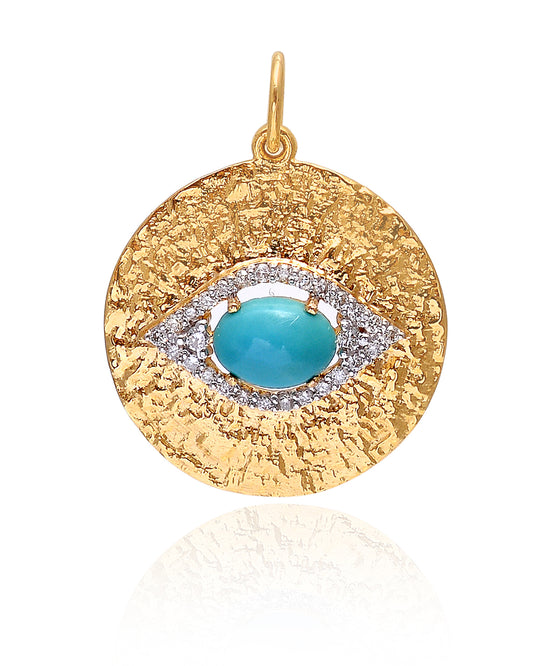 14K GOLD DIAMOND PENDANT - Jewels by Shweta