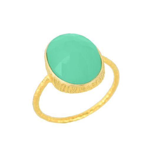 18K gold Gemstone Ring