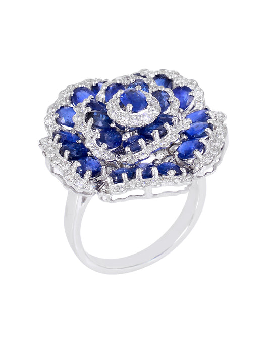 18K gold`Diamond & Gemstone Ring