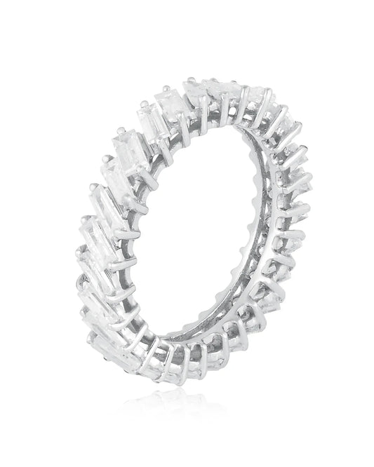 18K gold diamond ring