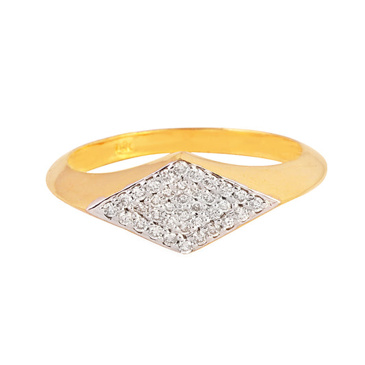 14K gold Diamond Ring - Jewels by Shweta