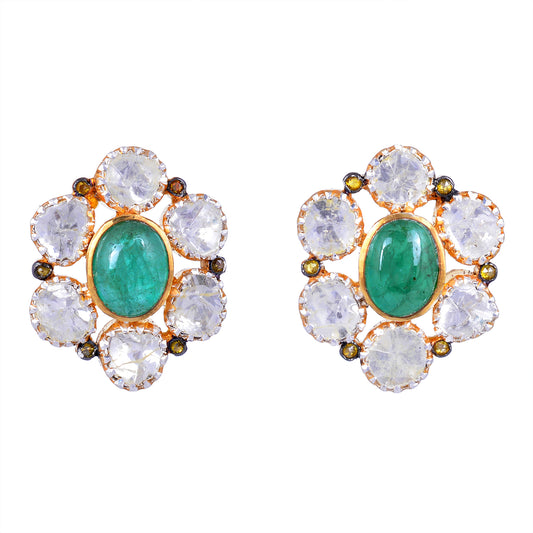 925 Silver Gemstone Stud Earrings