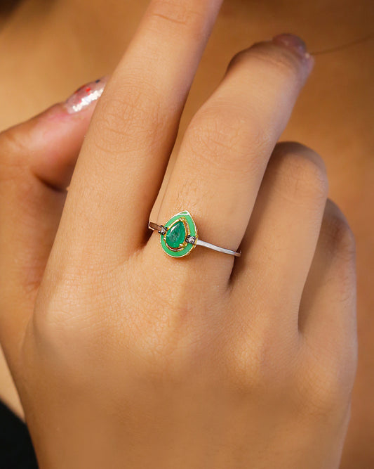 925 Silver Gemstone Ring