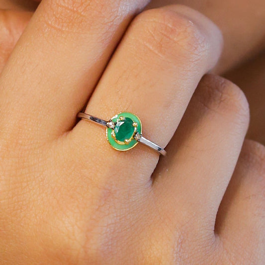 925 Silver Gemstone Ring