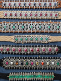 925 Silver Diamond Thread Bracelet with Ruby Gemstones