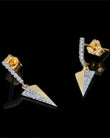 14K GOLD DIAMOND STUD EARRINGS