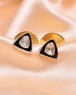925 Silver Diamond Buttons