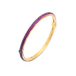 925 Silver Ruby Bangle