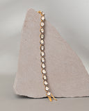925 Silver Polki Diamond Bracelet
