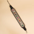 925 Silver Diamond Thread Bracelet with Nav-Grah Gemstones