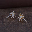 14K GOLD DIAMOND STUD EARRINGS