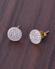 14K GOLD DIAMOND STUD EARRINGS