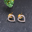 14K GOLD DIAMOND STUD EARRINGS