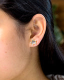 18k Yellow Gold Diamond Earrings