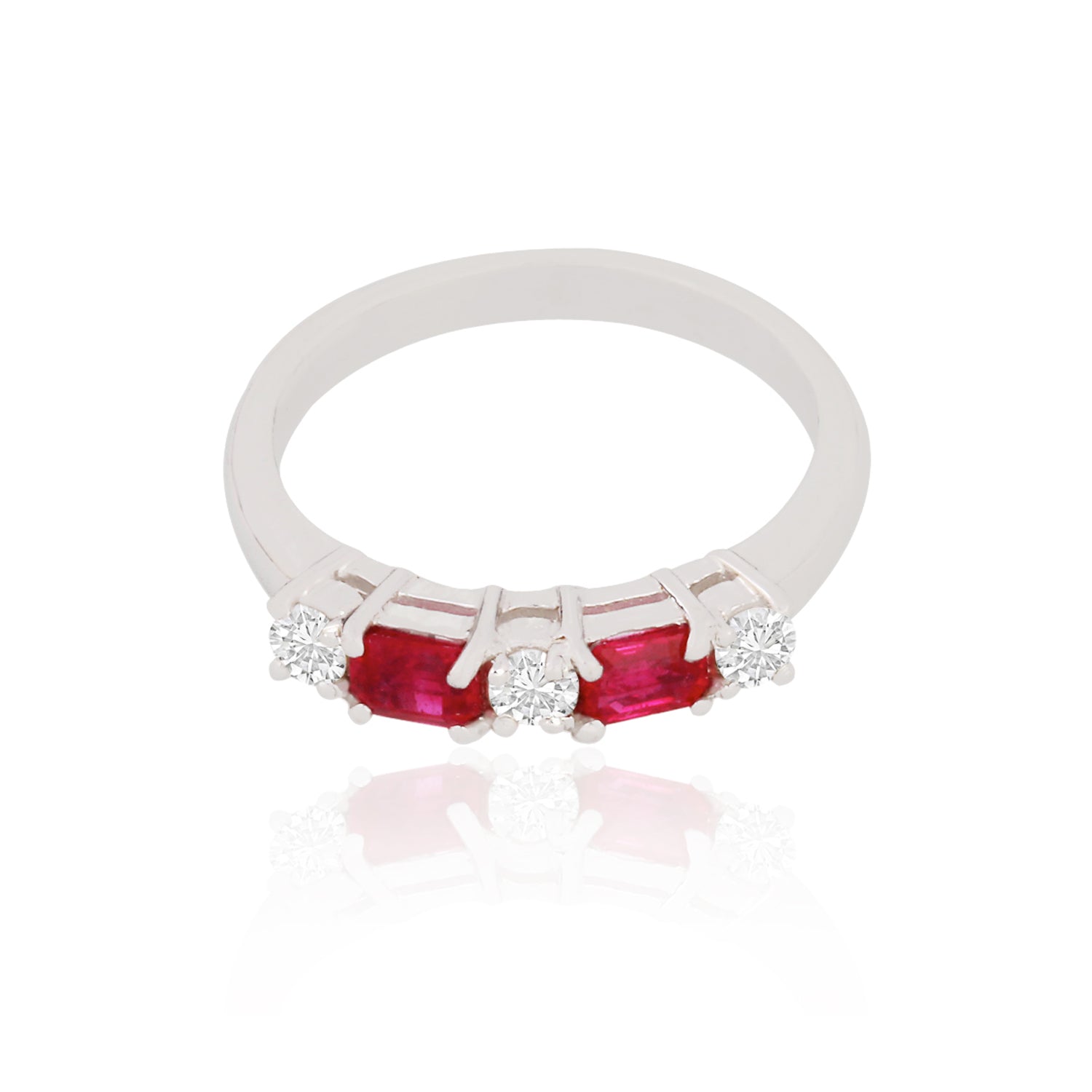 18K gold Ruby & Diamond Ring