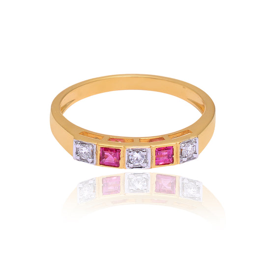 14K Gold Gemstone ring