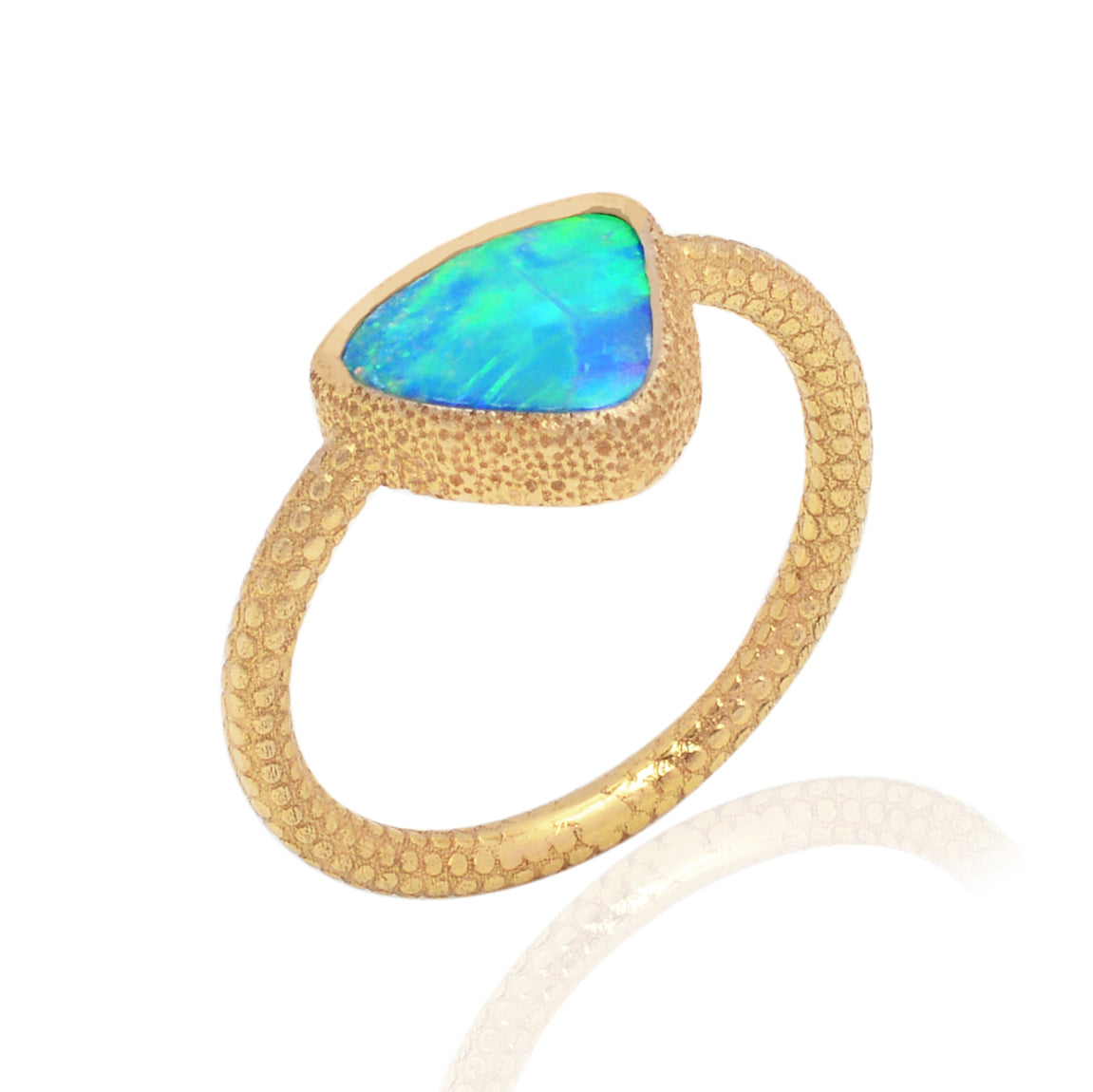 14K gold Opal Ring