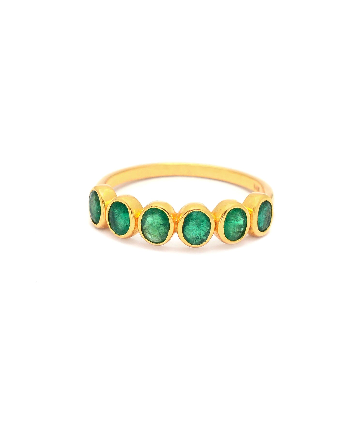 14K gold Emerald Ring