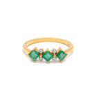 14K gold Emerald Ring