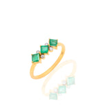 14K gold Emerald Ring