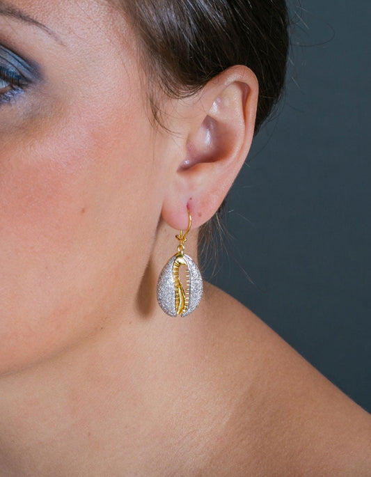 Mermaid Shell Hook Earrings