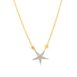 Diamond Star Necklace in 14K Gold