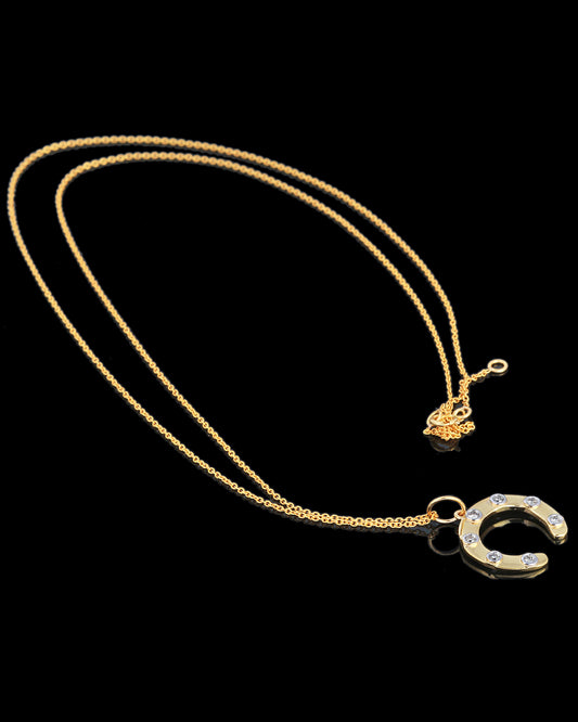 14K GOLD DIAMOND NECKLACE