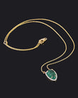 14K GOLD EMERALD & DIAMOND