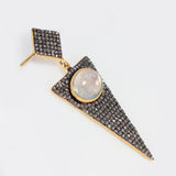925 Silver Diamond & Gemstone Earrings