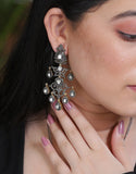 925 Silver Diamond Earrings