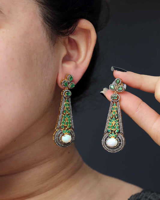 925 Silver Gemstone Earrings