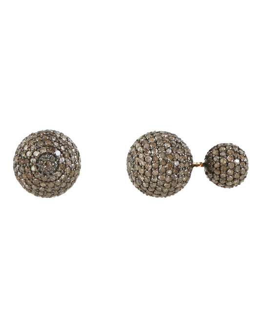 925 Silver Diamond  Stud Earrings