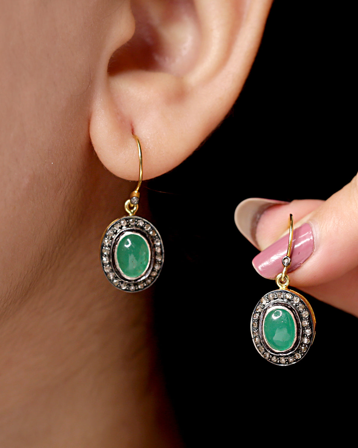 925 Silver Gemstone Earrings