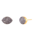 925 Silver Diamond Earrings