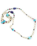 925 Silver Gemstone Beads Necklace