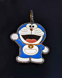 925 Silver Diamond Doraemon Pendant