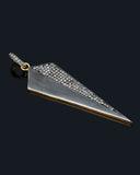 925 Silver Diamond Arrow Pendant