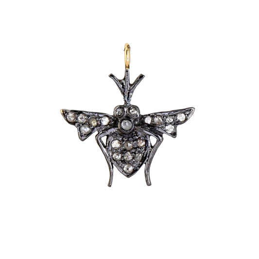 Insect Charm Diamond Pave Pendant