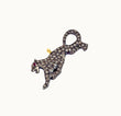 Panther Designer Ruby Eye Diamond Charm