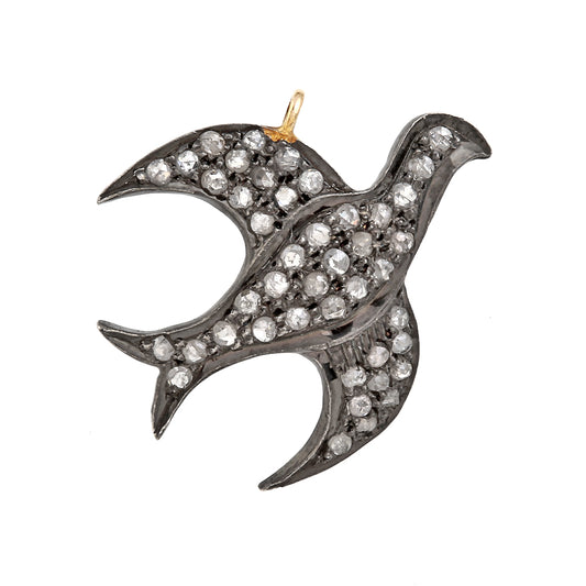 Diamond Pave Bird Designer Charm