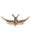 925 Silver Diamond Bird Brooch/pendant