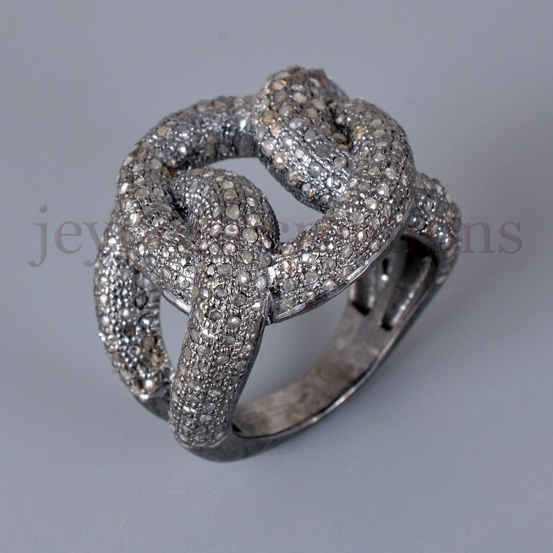 925 Silver Diamond Ring