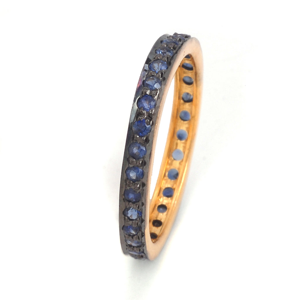 925 Sterling Silver Ruby Gemstone Eternity Band Ring – Jewels by Shweta