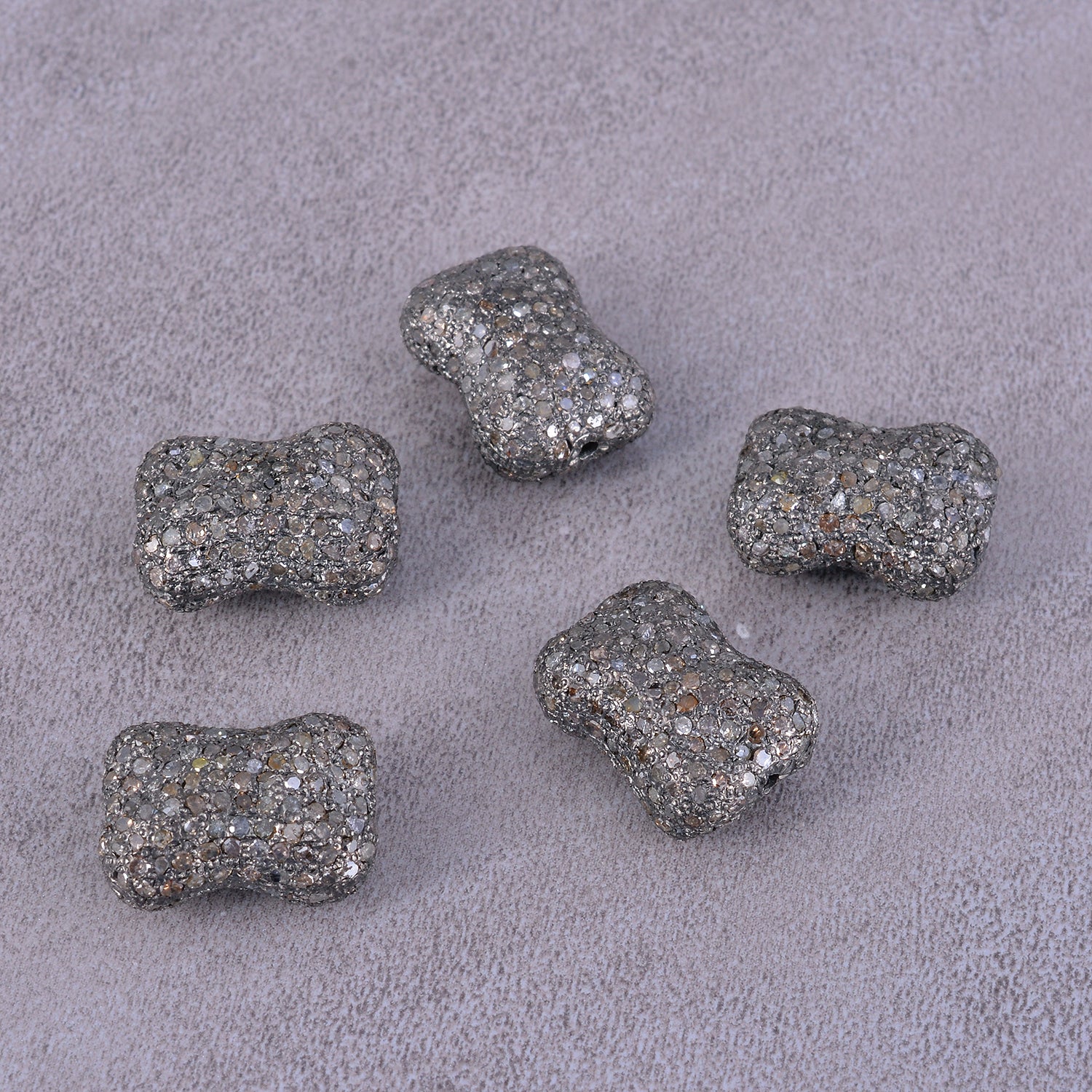 Diamond Bow Design Tumbles Spacers