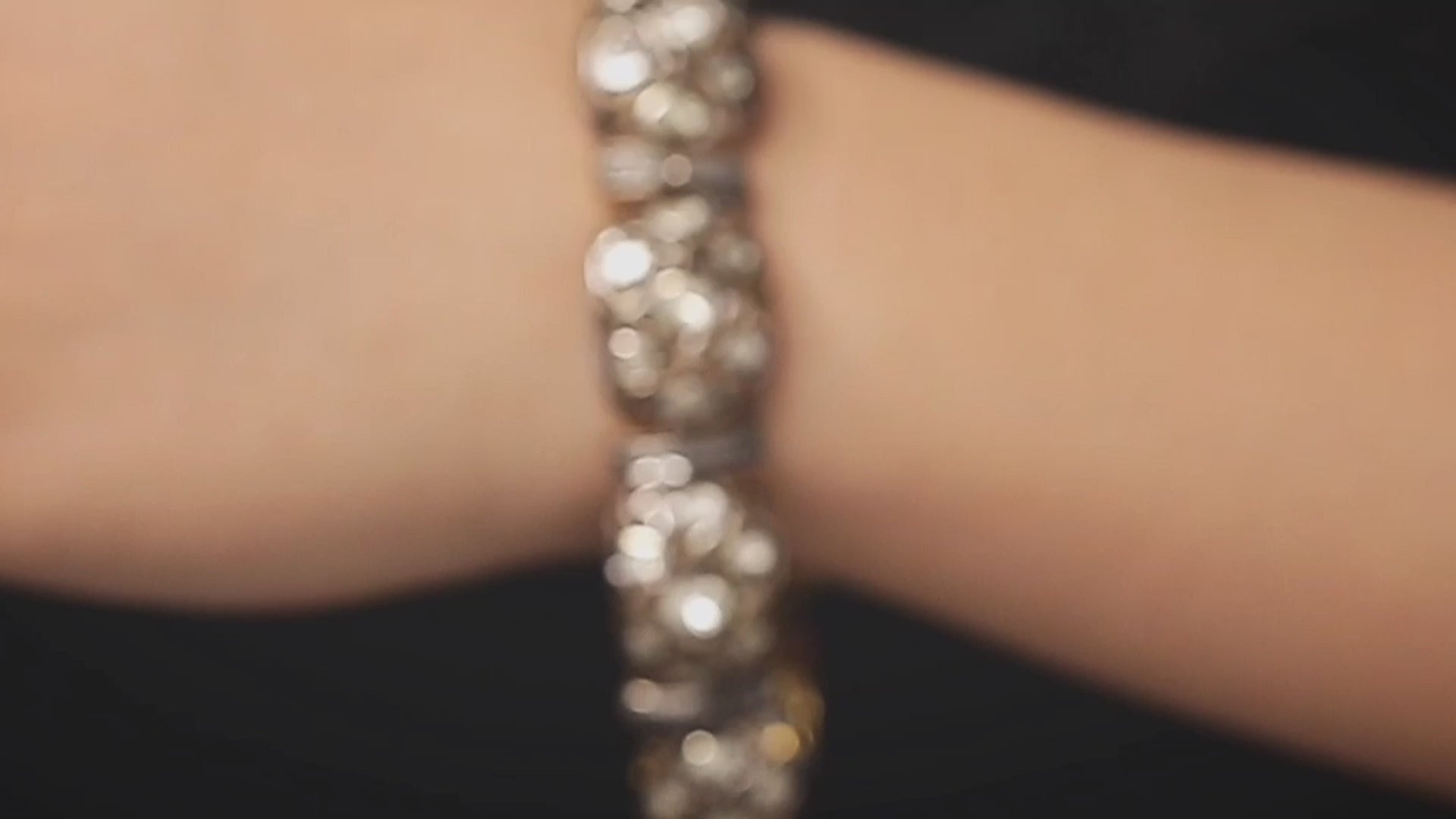 925 Silver Polki Diamond Bracelet
